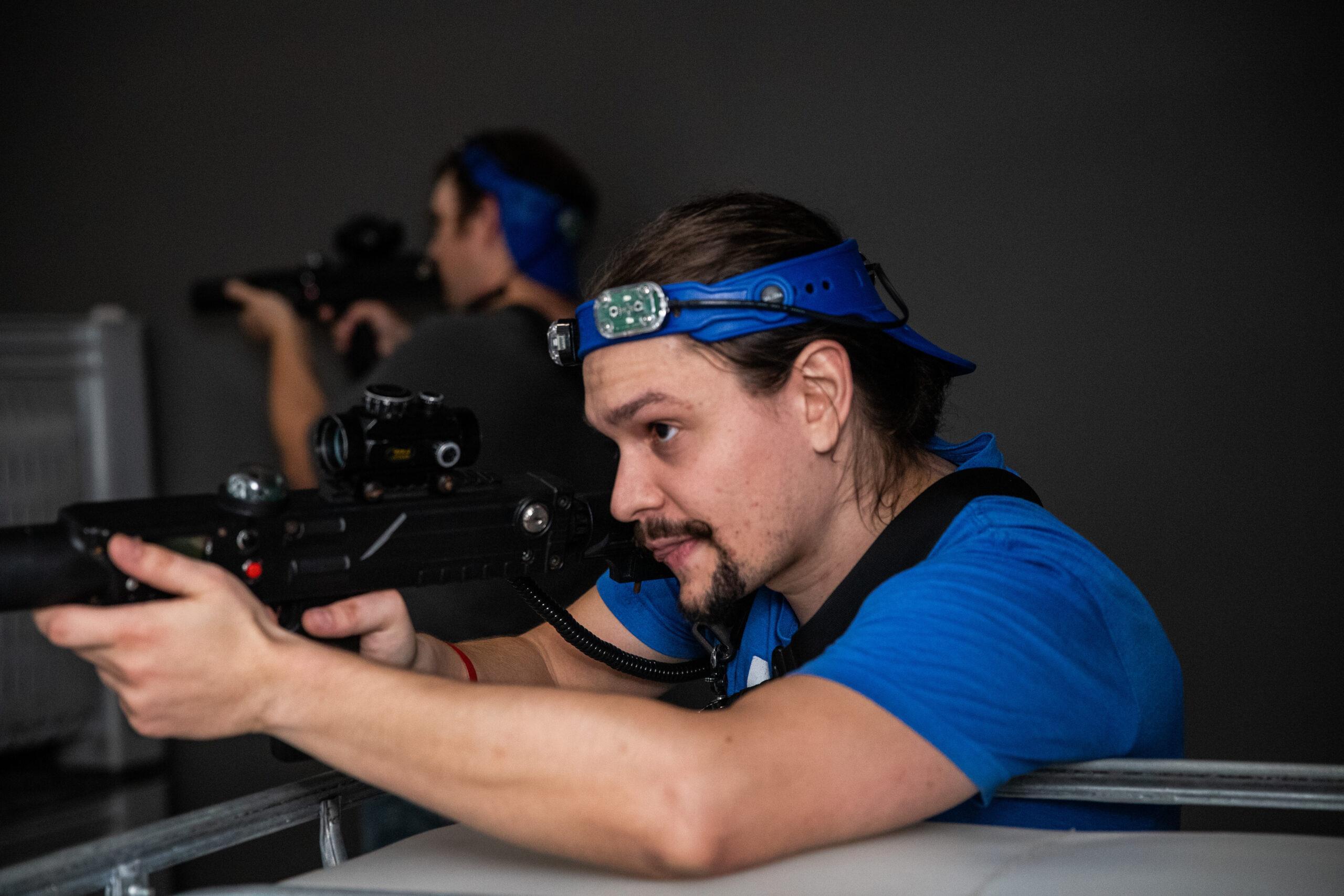 player aiming