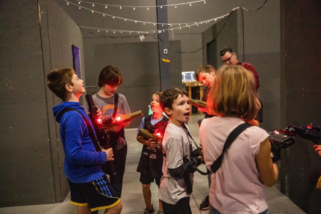 Middle School Laser Tag League Battle Grand Rapids