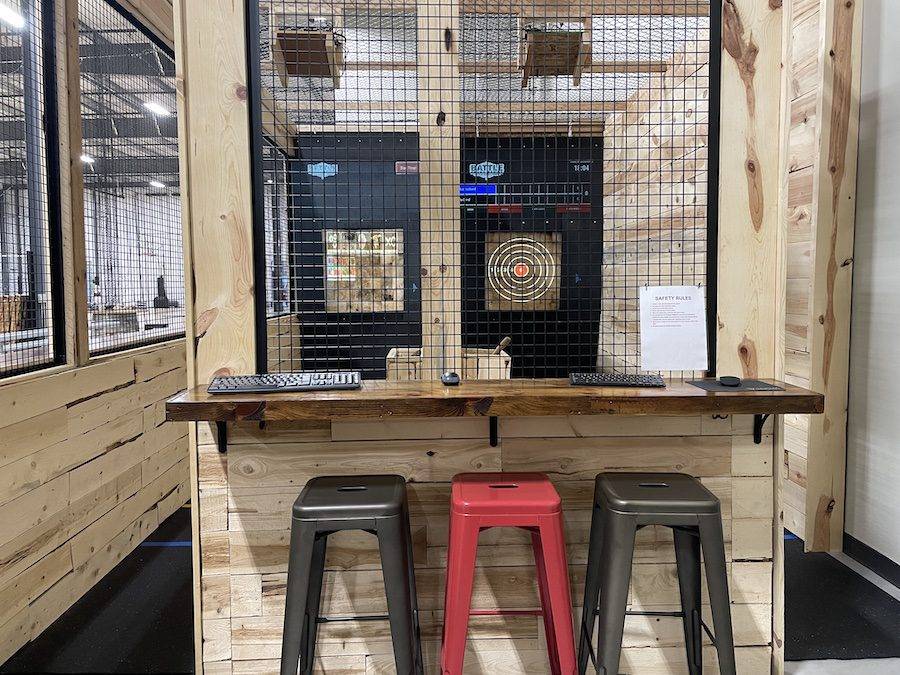 Battlegr Axe throwing arena image